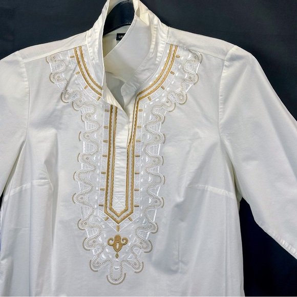 Women’s Lane Bryant Cream Blouse - Picture 3 of 10